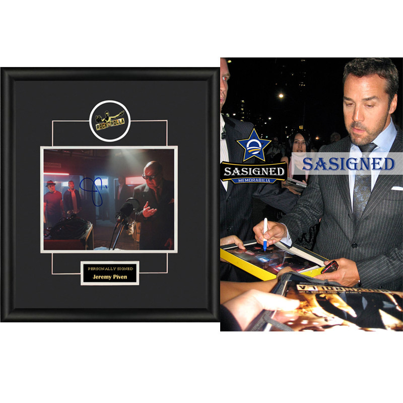 收藏 杰里米皮文 亲笔签名 照片裱框 含sa证书 sa proof 摇滚帮