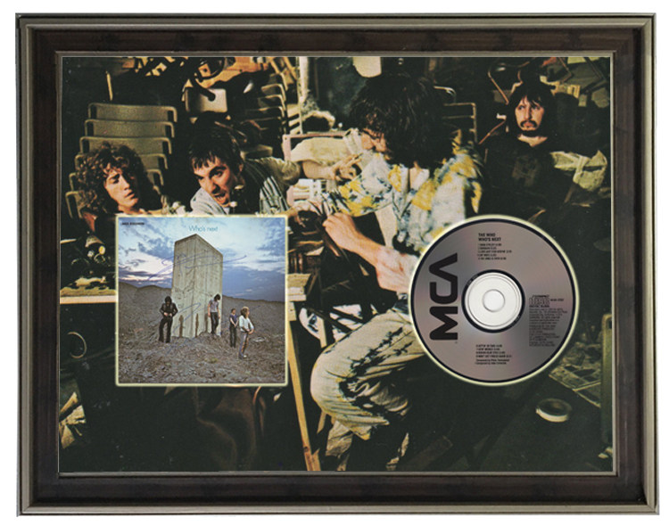 谁人乐队the who彼得汤森罗杰达尔特雷亲笔签名封面裱框含sa证书