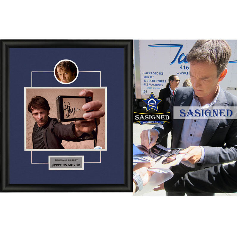 史蒂芬 莫耶  亲笔签名 照片裱框 含sa证书 sa proof