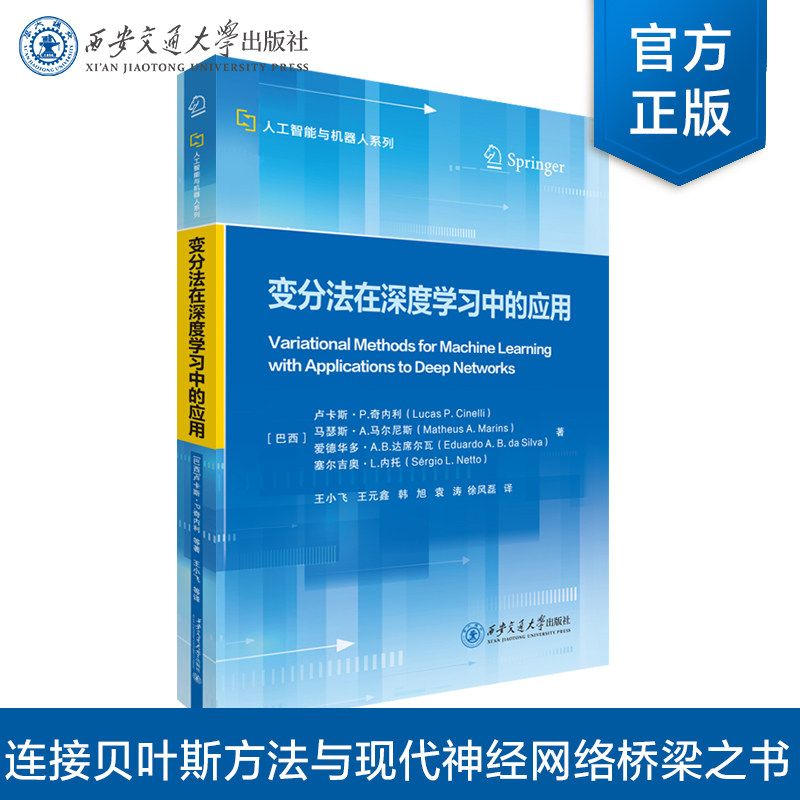 正版现货    变分法在深度学习中的应用   卢卡斯·P.奇内利  著  西安交通大学出版社
