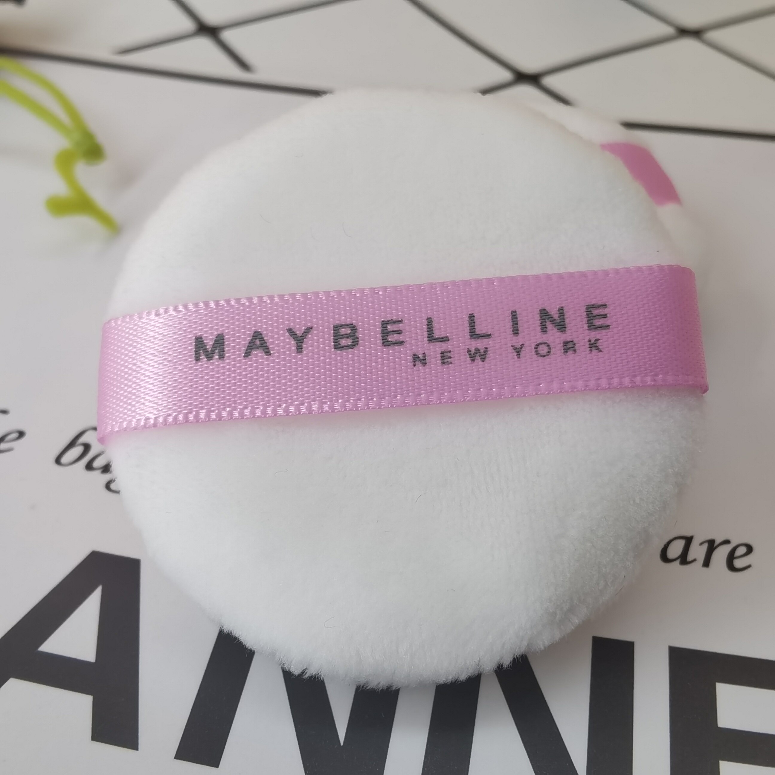 美宝莲MAYBELLINE美妆定妆工具替MAC玫珂菲蜜散粉饼双用服贴粉扑