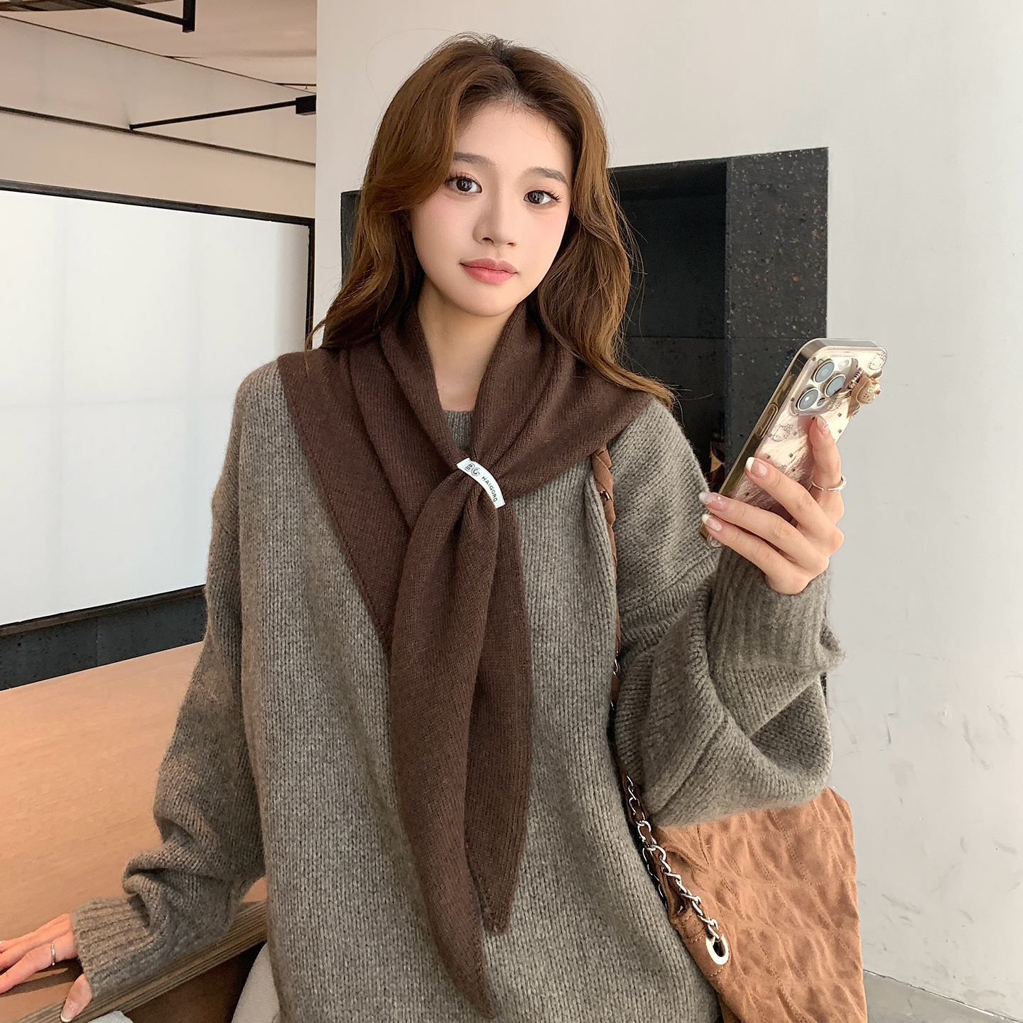 【含羊毛】99%选择度三角巾外搭