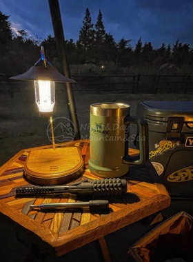 现货 zanearts zig ZN灯木质灯罩 户外露营照明灯灯罩 实木灯罩