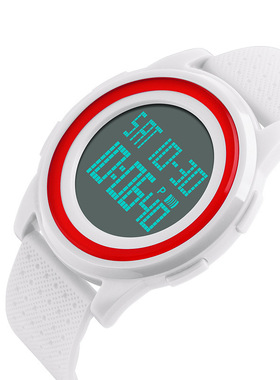 时刻美轻薄秒表倒计时多功能电子表 运动男女情侣学生夜光LED手表