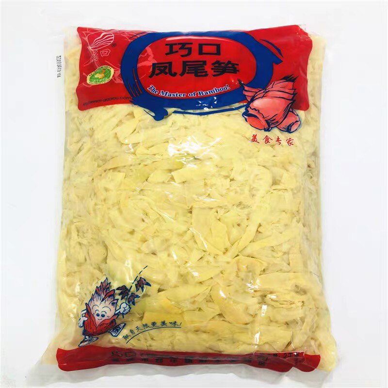 台湾风味食品 巧口凤尾笋竹笋2000g可卤笋 炖五花肉排骨鸡鸭