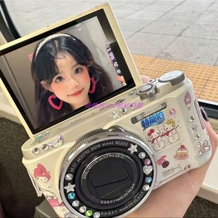 学生ccd高像素高清旅游数码 照相机卡片机入门翻转屏微单照相机