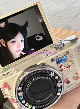 翻转屏ccd数码相机高清5000w像素前后双摄影拍立得可上传手机自拍