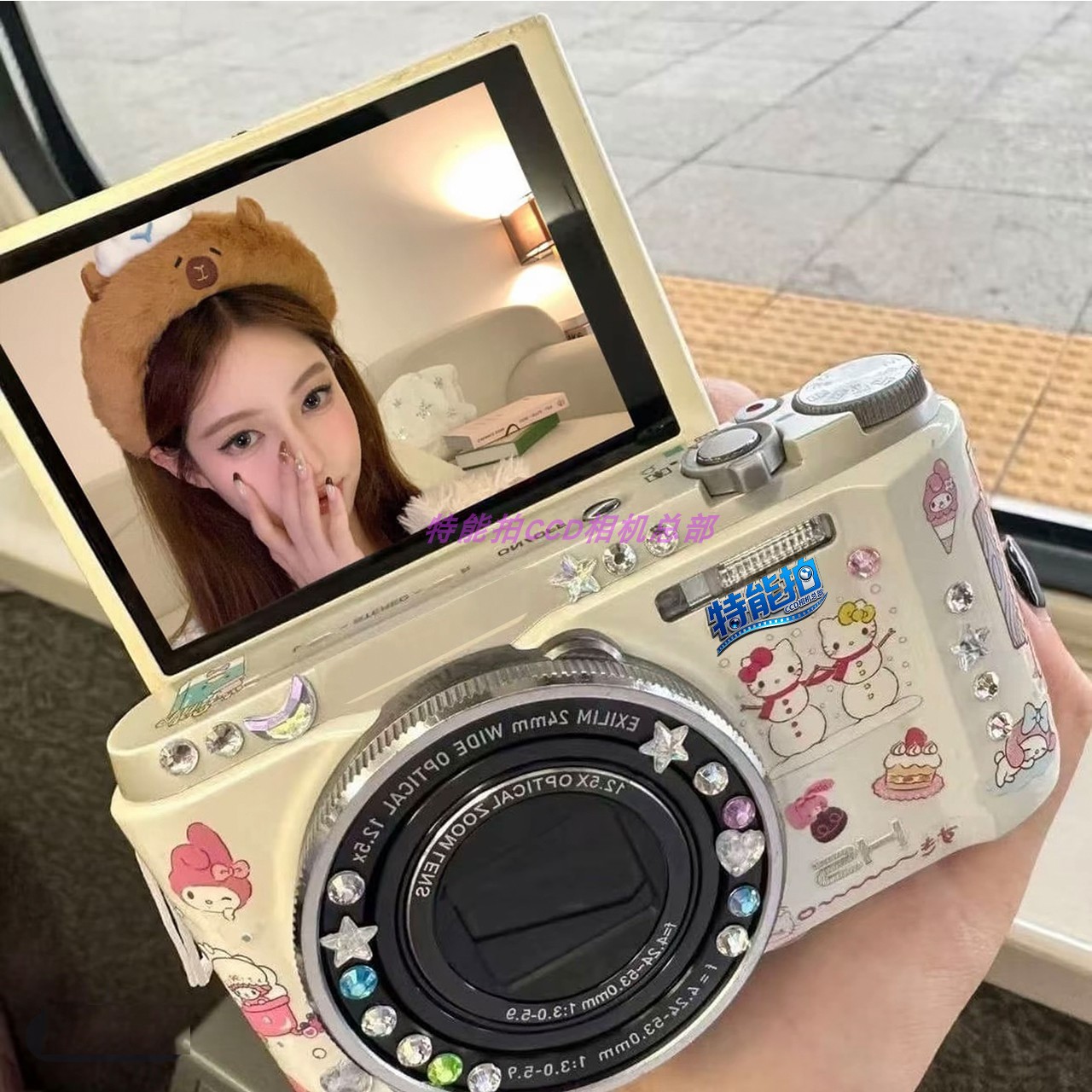 翻转屏数码相机ccd高清微单相机入门级学生校园vlog小型照相机