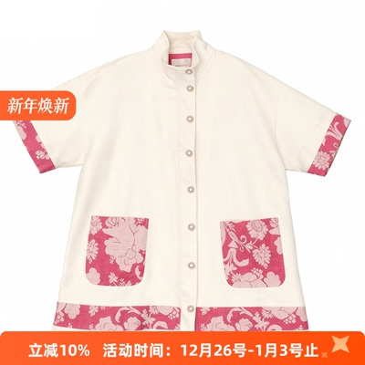 【高定款】【绵羊毛山羊绒】阁兰秀秋冬新品白色毛呢大衣外套女装