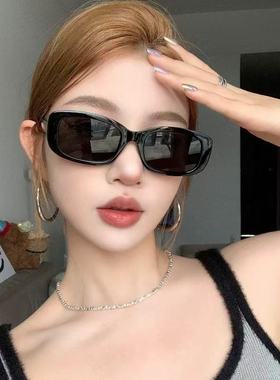 2026新款黑色方形偏光墨镜女方圆脸显瘦开车驾驶钓鱼欧美风太阳镜