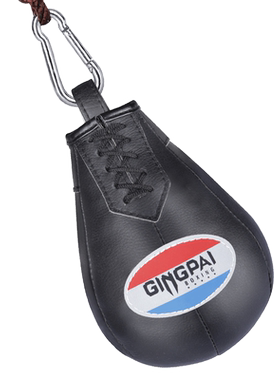 超纤皮躲闪训练实心小沙袋球