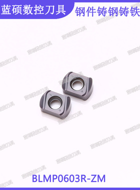 JSWS双面4刃快进给重切削刀粒BLMP0603R-ZM 钢件铸铁数控面铣刀片
