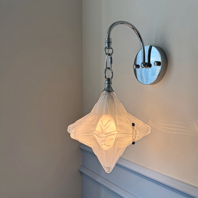 法式包豪斯星星壁灯轻奢高级感卧室床头灯客厅楼梯艺术装饰吊线灯