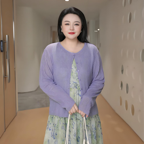 MsShe大码女装外套天丝亚麻