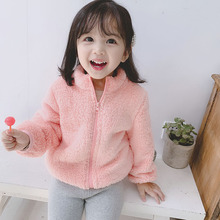 男童女童棉夹克儿童毛绒外套宝宝保暖衣服 潮流洋气2019秋冬季 新款