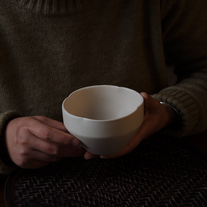 三分静 草木灰釉花口饭碗汤碗中式复古餐具民宿碗不规则米饭碗,餐饮具,碗,淘宝优惠券,粉丝福利购,淘宝优惠卷