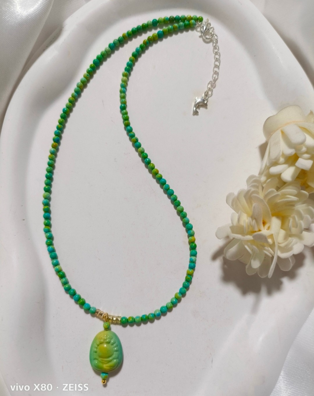 최적화되지 않은 천연 원시 광석 청록색 금실 팔찌 청록색 팔찌 원석 핸드 피스 컬렉션