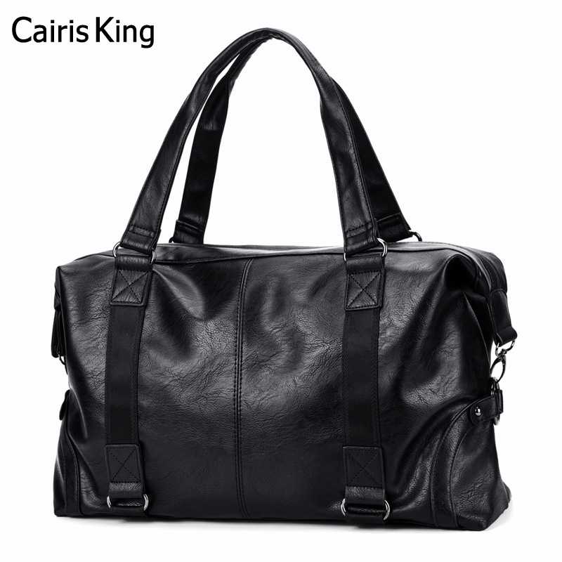 CairisKing男士手提包商务旅行包大容量旅行李袋健身防水耐磨挎包