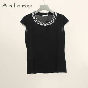 桑蚕丝针织背心外穿宽松上衣 Anlom 娅奴吊带背心女薄款 女夏季 无袖