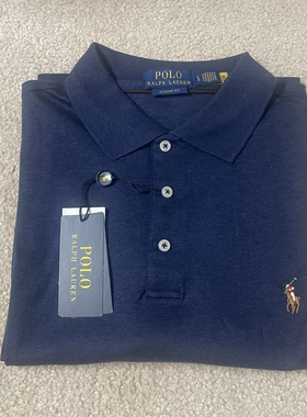 美国直邮RALPH LAUREN拉夫劳伦男士经典款纯棉长袖翻领T恤polo衫