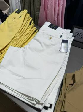 polo Ralph lauren拉夫劳伦男士纯棉短裤9寸小马标休闲裤美国直邮