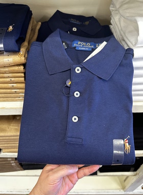 国内现货拉夫劳伦Ralph lauren男士纯棉透气Polo翻领短袖T恤衫