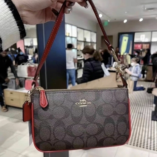 随糖美代国内现货COACH蔻驰Nolita麻将包经典老花logo女士包袋