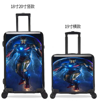鲁啦麦吉儿童拉杆箱变形金刚儿童行李箱男童二次元儿童拉杆箱女孩