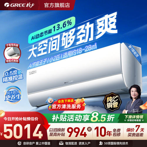 小2匹纯铜管Ai节能