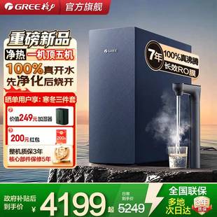 格力鲸涛净水器厨下加热家用母婴反渗透净热一体直饮0阻垢剂1500G