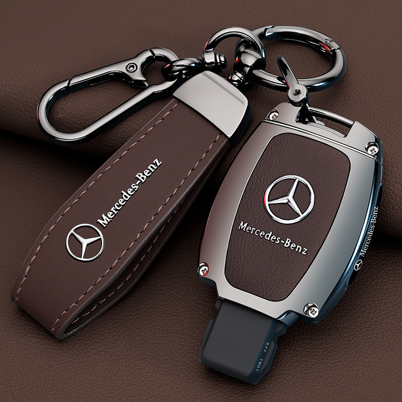 奔驰gla200钥匙套a180l威霆v260车c200l扣glc260包glk300壳插入式