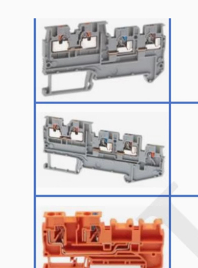 启动器传感器执行器电源弹簧端子排PTIO1.5/S/3 PTIO1.5/S/4-LED