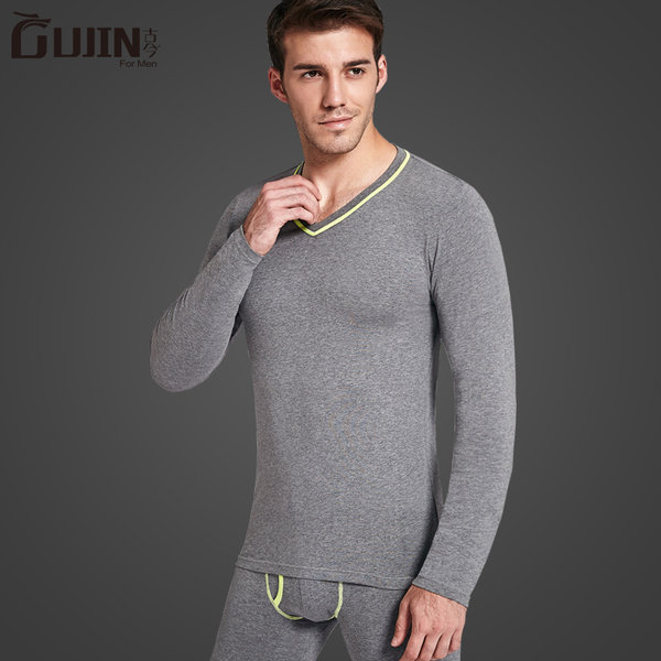 古今 V领撞边 莱卡棉 男式保暖内衣套装 天猫优惠券折后¥59包邮史低(¥119-60)3色可选 古今 V领撞边 莱卡棉 男式保暖内衣套装 天猫优惠券折后¥59包邮史低(¥119-60)3色可选