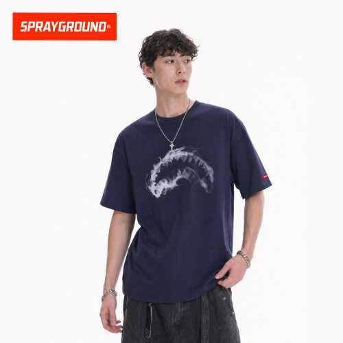 SprayGround鲨鱼嘴烟雾短袖T恤