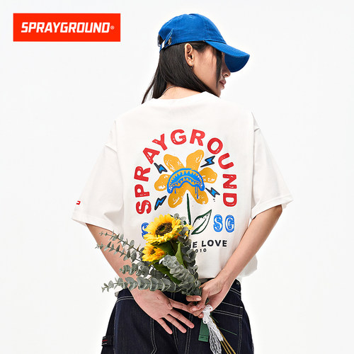 SprayGround鲨鱼嘴有钱花系列T恤