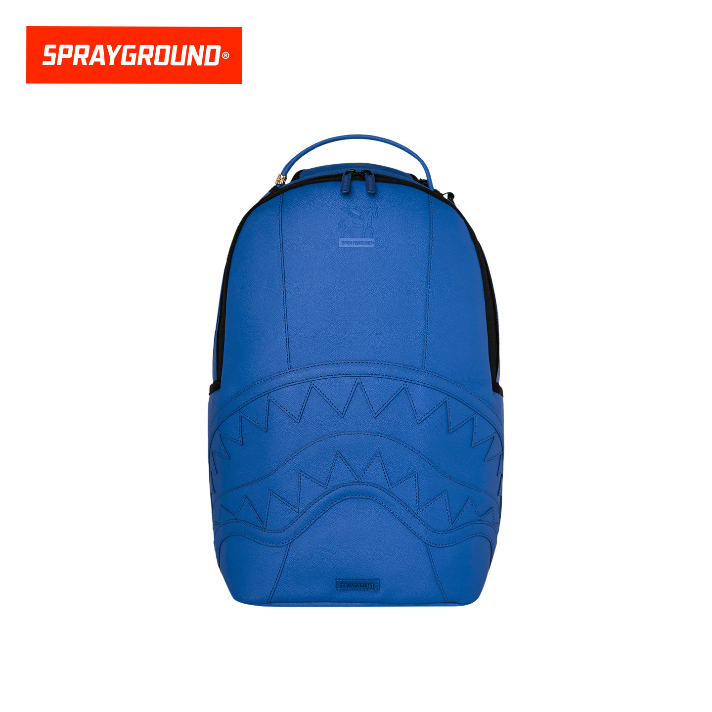 SprayGround鲨鱼嘴蓝色双肩背包男2026新款美式复古学生电脑书包