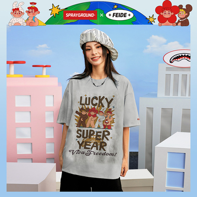 SG鲨鱼嘴FEIDE联名水洗短袖T恤