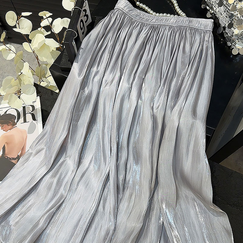 仙气飘飘的网纱裙珠纱半身裙推荐