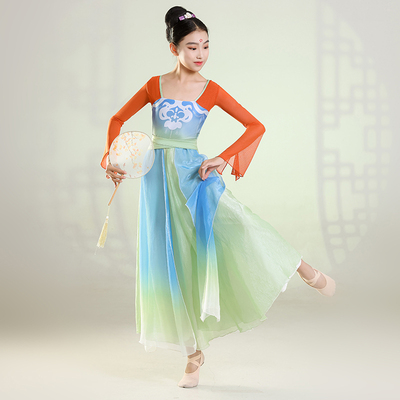 儿童古典舞演出服女童古风中国舞