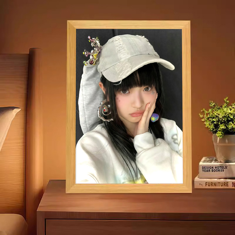 njz范玉欣周边灯光画女神明星送女生朋友生日礼物电竞房间小夜灯图片