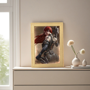 三角洲行动疾风周边灯光画手办蓝牙音箱音响摆件镜子装饰画小夜灯