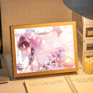 路人女主的养成方法加藤惠周边灯光画手办摆件礼物镜子装饰小夜灯