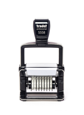 卓达印章/printy 5558 /Trodat/回墨印 可调日期红色外壳材料