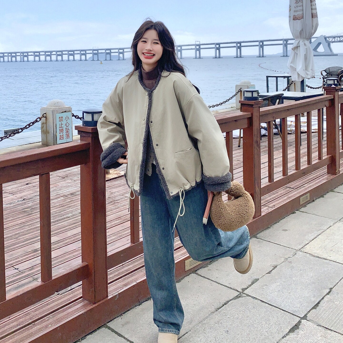【新品】羊羔毛152-7308-P195-288,女装棉衣/棉服,浙宝152