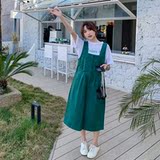 大货绿色2022新品背带裙152-9282-P95-控价148，女装连衣裙，浙宝152