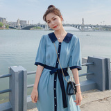 现货新款拼接连衣裙152-953-P105-控价158有，女装连衣裙，浙宝152