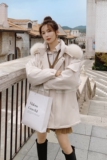 【现货】亮片派克服内胆兔毛152-9232-P195-控价278，女装棉衣/棉服，浙宝152