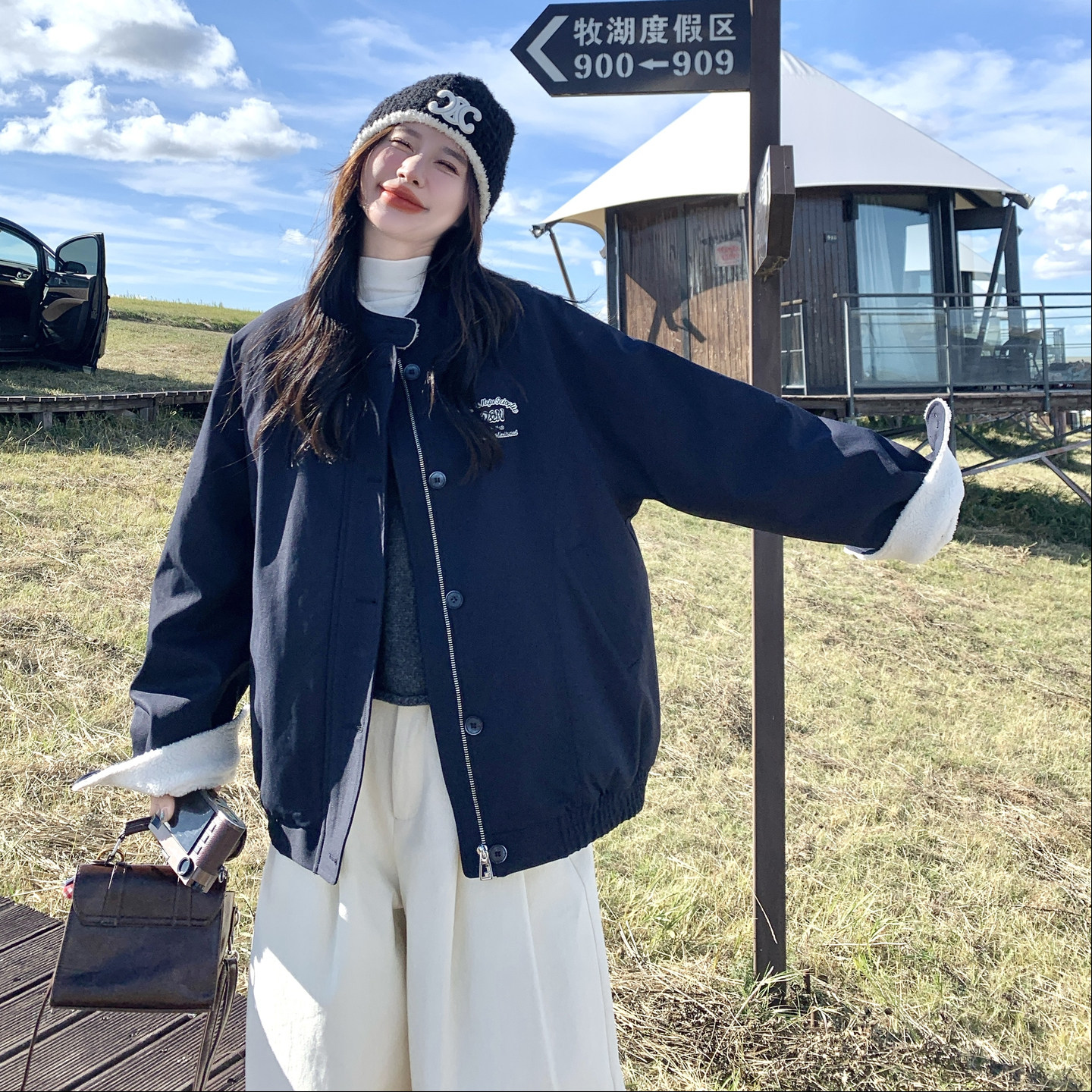现货【新品】内胆羊羔毛152-7312-P195-298,女装派克服,浙宝152