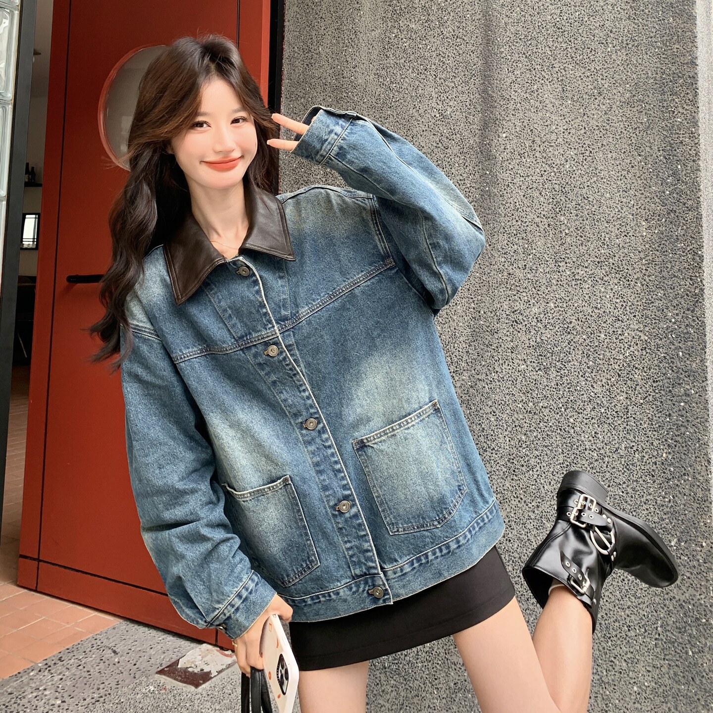 【新品】牛仔-152-7188-P155-238,女装短外套,浙宝152