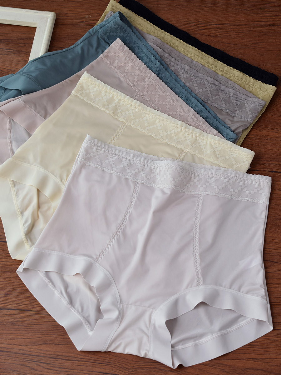 贝莱娅牛奶丝女收腹中高腰内裤女